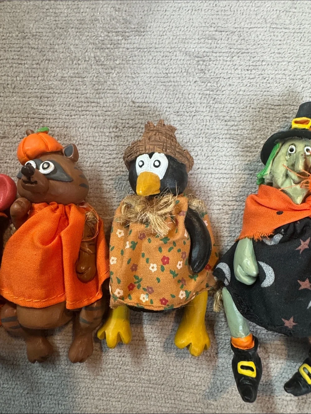 Russ Berrie shelf sitter bird along with friends